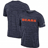 Men's Chicago Bears Nike Navy Velocity Performance T-Shirt,baseball caps,new era cap wholesale,wholesale hats